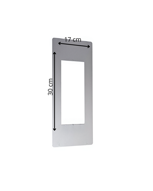 Marco embellecedor  de aluminio 1,5 mm de grosor   para 4 viviendas citymax (Copia) (Copia)