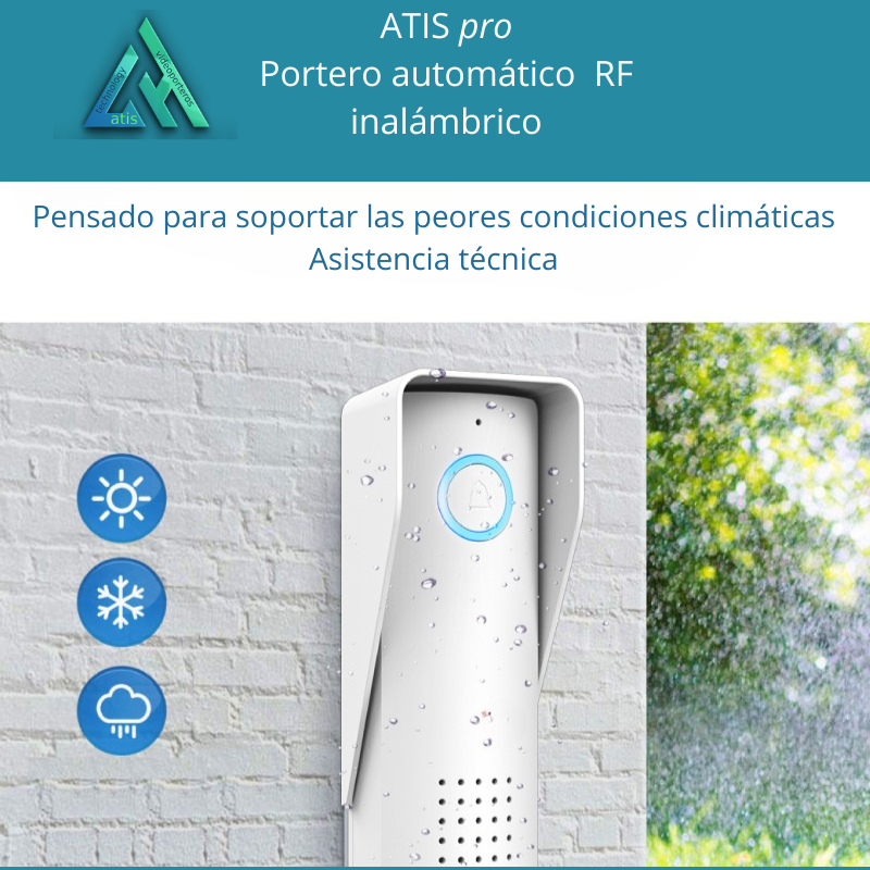 Portero Automático Inalámbrico con BaterĂa de Litio
