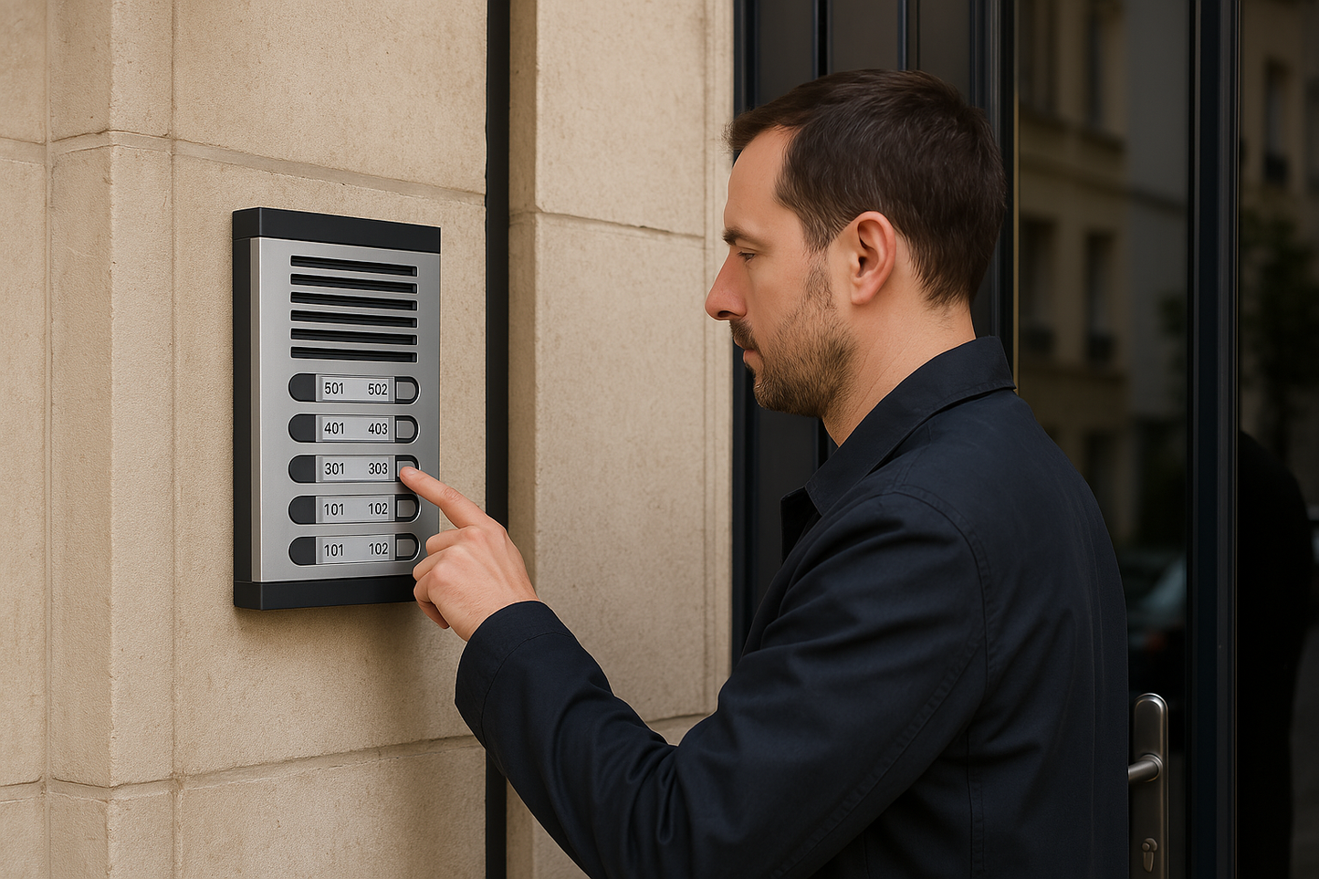 Kit de Portero Automático - 2 Hilos,viviendas