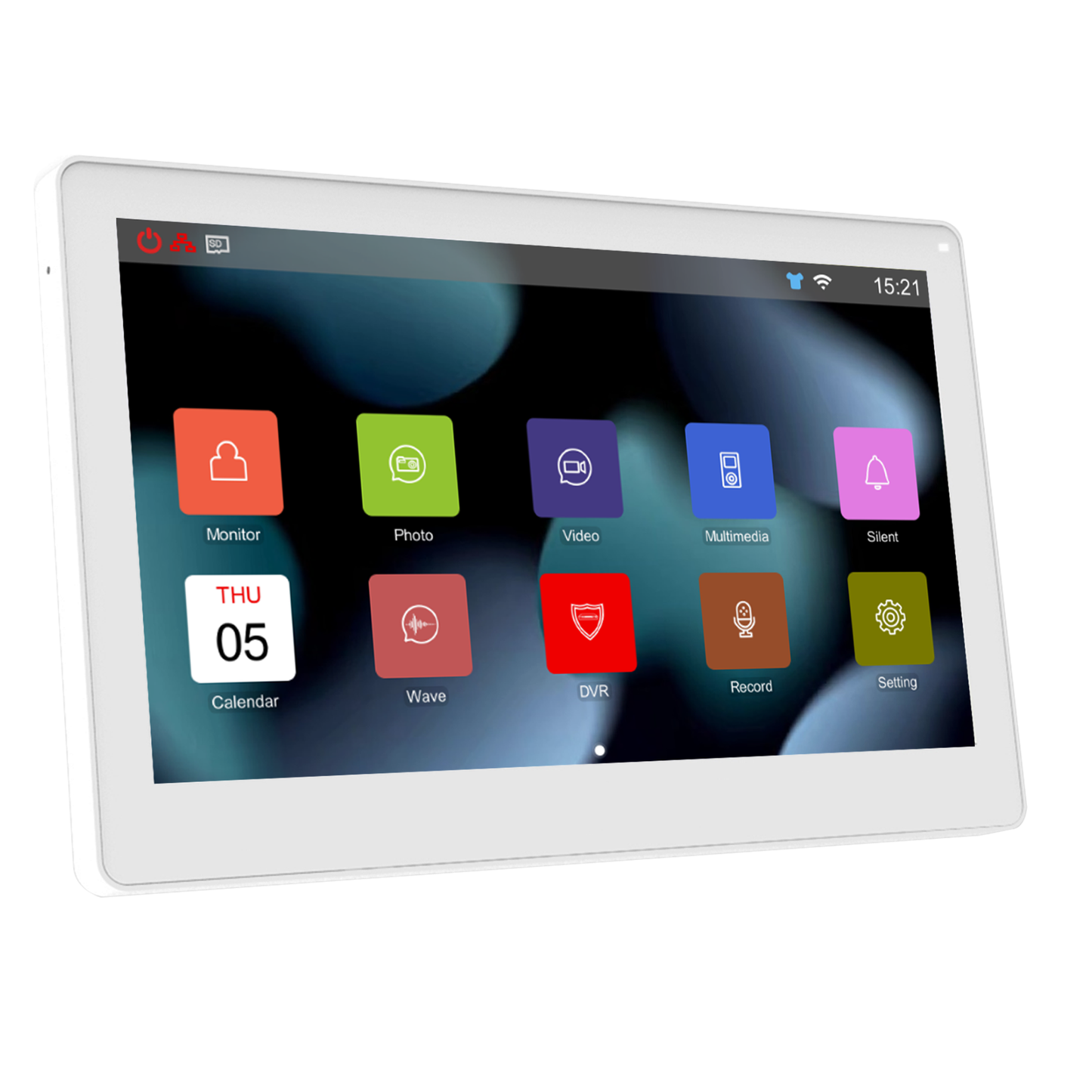 Monitor de  7"  táctil    con wifi ,app