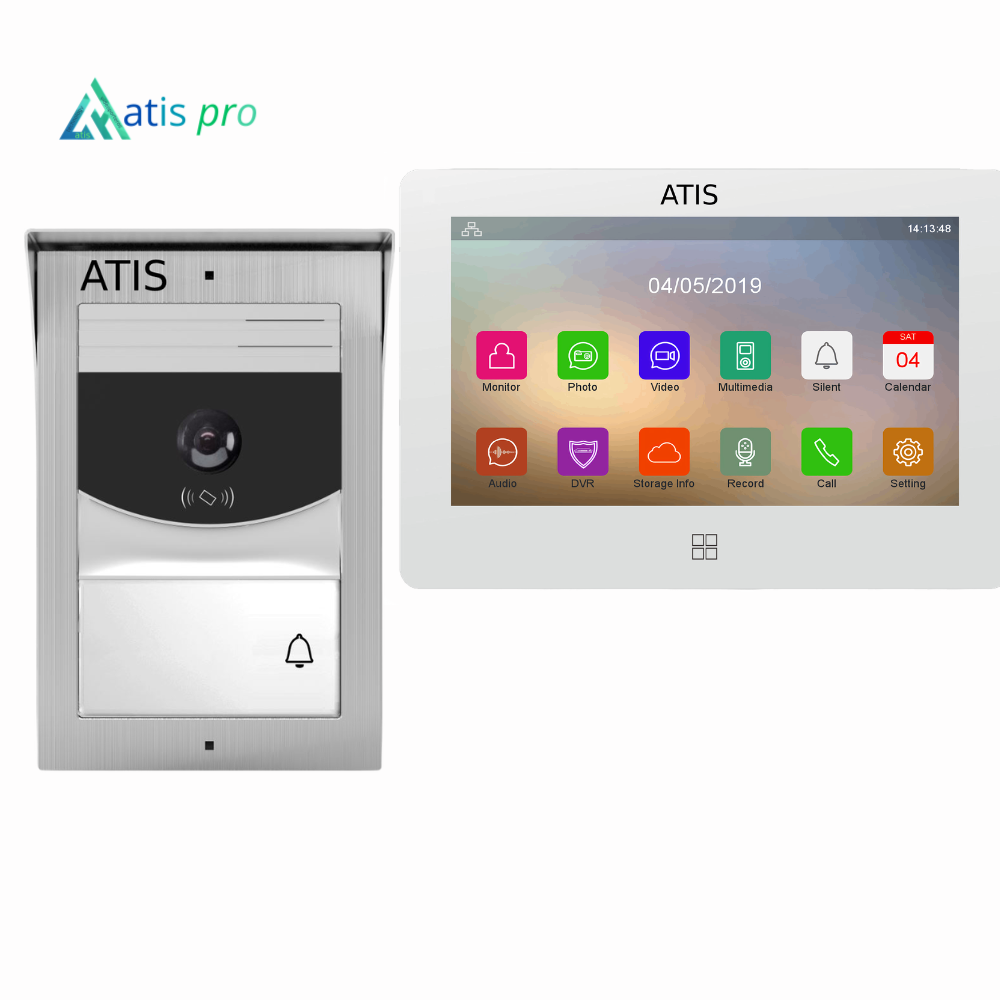 Kit   videoportero  Atis modular unifamiliar  wifi app   ,completo