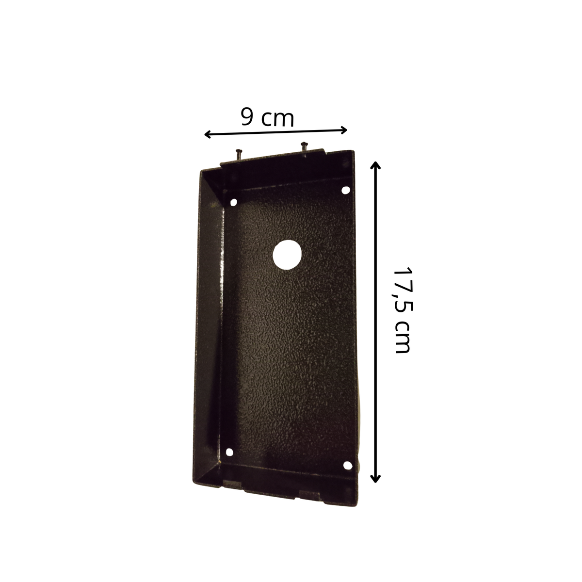 Kit citofonico a 2 fili antivandalismo per 2 appartamenti con lettore RFID | Completo di citofoni e alimentatore | Facilissimo da installare. Installazione a incasso e a parete.