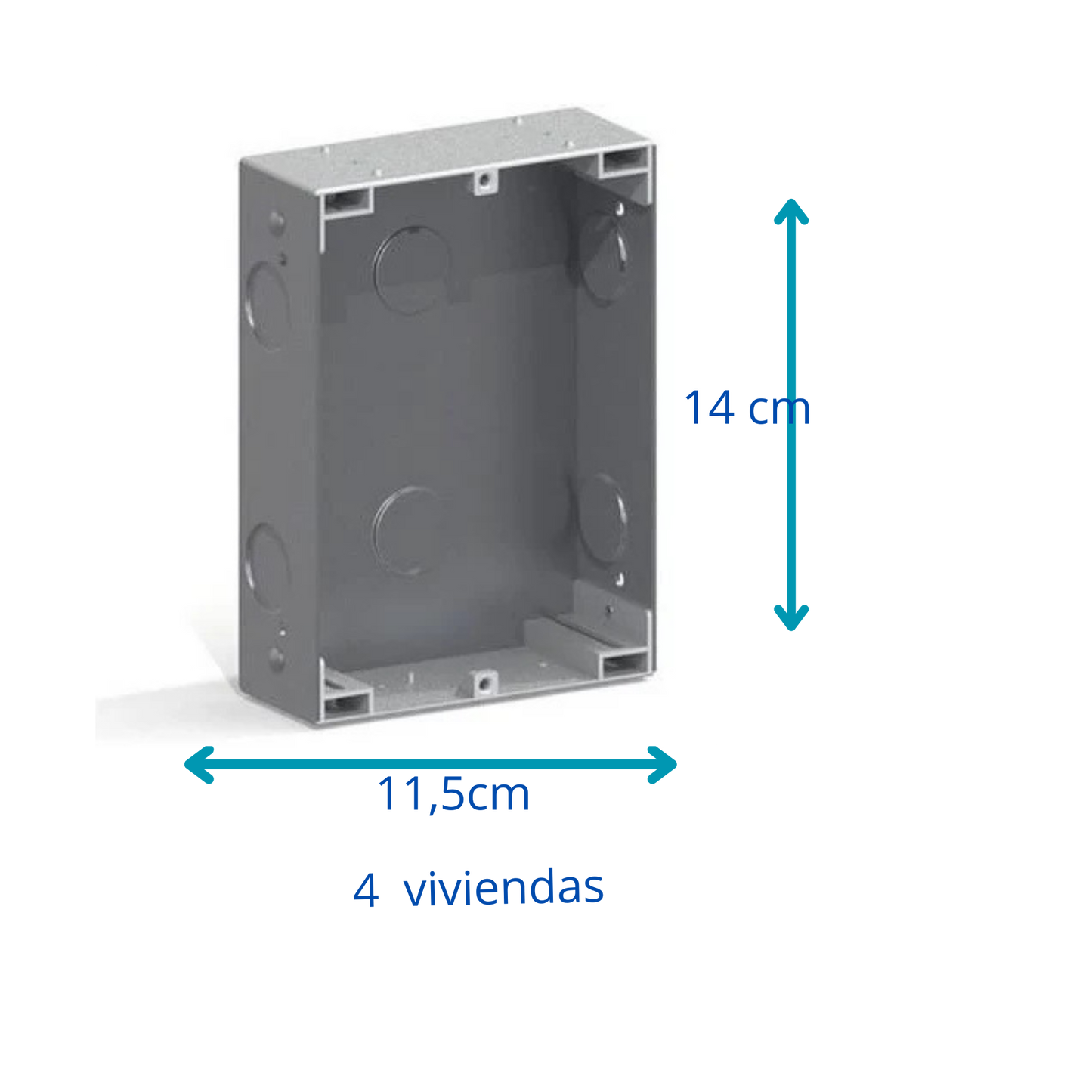 Portero Automático Sistema 4+n analogico 5 hilos classic(2 viviendas)